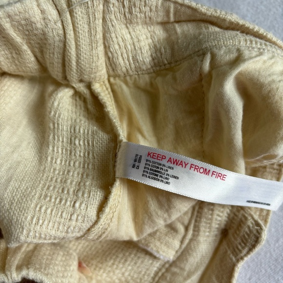 Free People Beige Buttoned High Waist Shorts - Picture 16 of 16